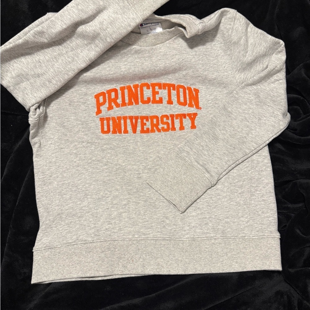 Champion Gray Athletic Sweatshirt Women's Versa Twill Crew